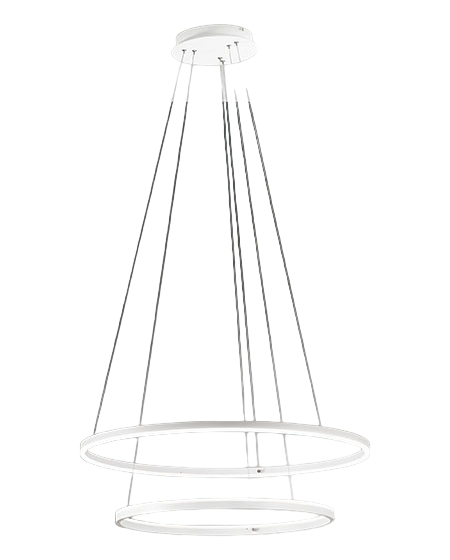 Lampadario a sospensione GIOTTO a led 65W bianco 3508-48-102 Fabas Luce