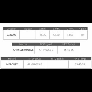 GIR. MERCURY-FORCE R.O. 47-F40065-2