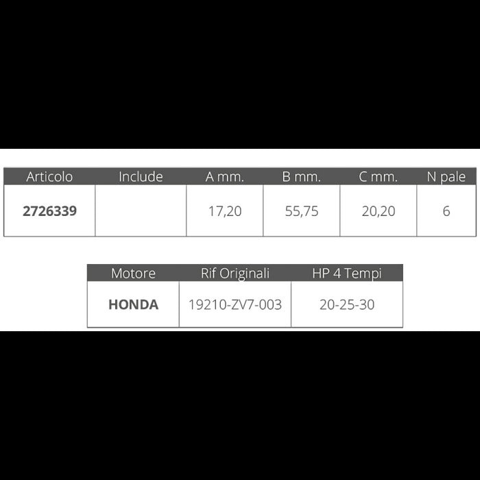 GIRANTE HONDA  4T 20,25,30HP