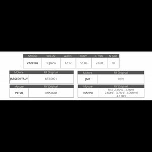 GIR. JABSCO RIF.OR18653 VETUS 00701