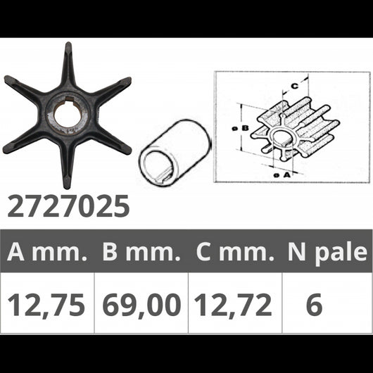 GIRANTE JOHONSON/EV 2T 10-25 HP