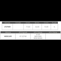 GIRANTE MERCURY 2T 6-9,8 HP