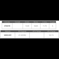 GIRANTE MERCURY 4T 9,9-15 HP