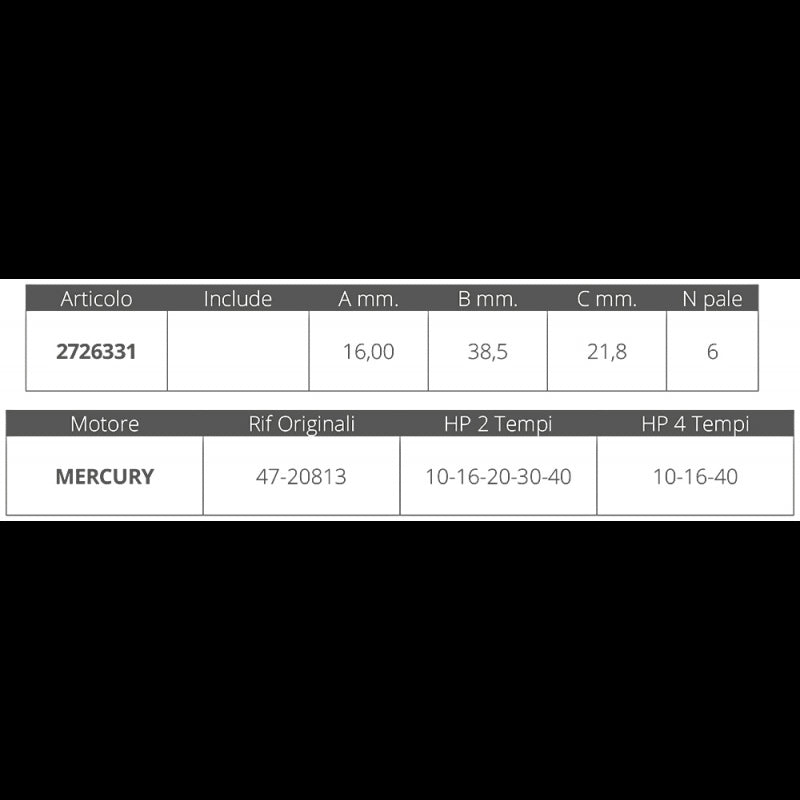 GIRANTE MERCURY R.O.47-20813