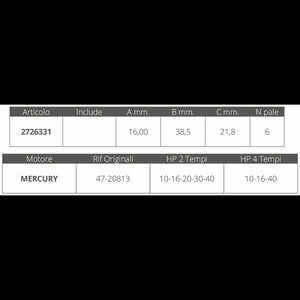 GIRANTE MERCURY R.O.47-20813
