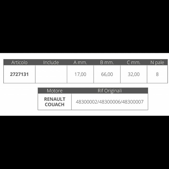 GIRANTE RENAULT 48300006/7