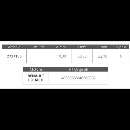 GIRANTE RENAULT 48300037/55