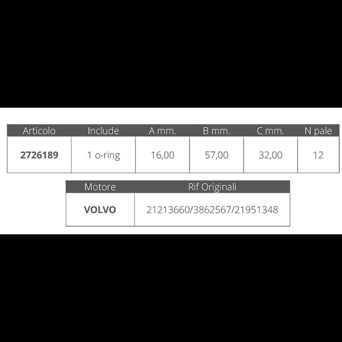 GIRANTE VOLVO 21213660/3862567