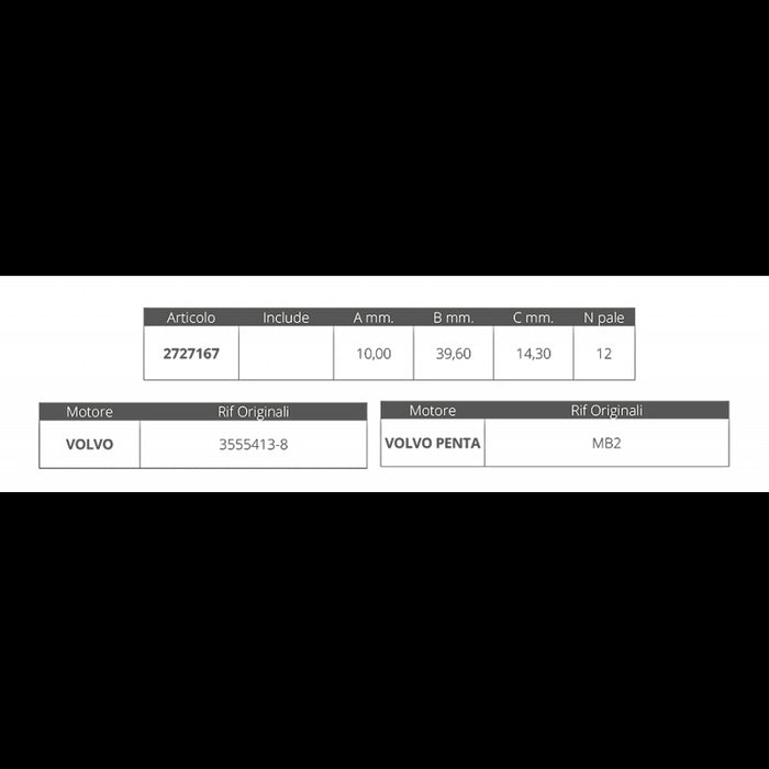GIRANTE VOLVO 3555413-8