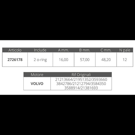 GIRANTE VOLVO 3842786