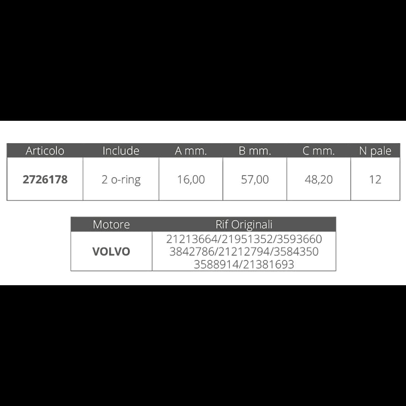 GIRANTE VOLVO 3842786