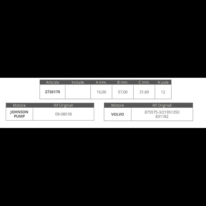 GIRANTE VOLVO RIF.OR.21951350/83118