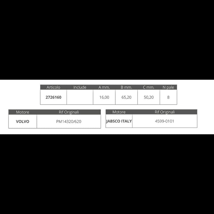 GIRANTE VOLVO RIF.OR.PM14320/620