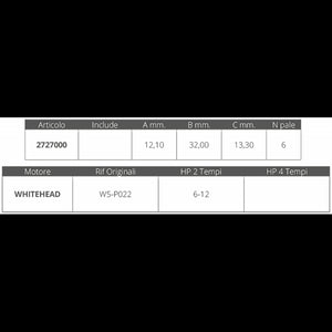 GIRANTE WHITEHEAD 2T 6-12 HP