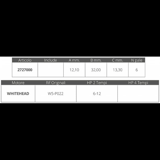 GIRANTE WHITEHEAD 2T 6-12 HP