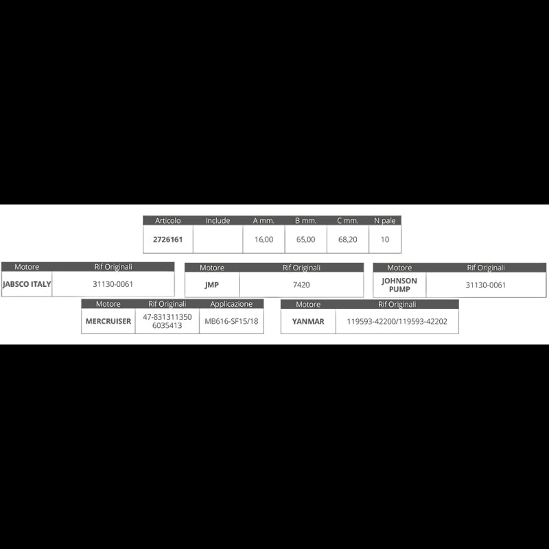 GIRANTE YANMAR 119593-42200