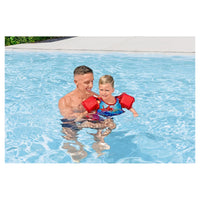 Trade Shop - Giubbetto Giubbotto Braccioli Spiderman Bambini 3-6 Anni Galleggiante Salvagente 98795 -