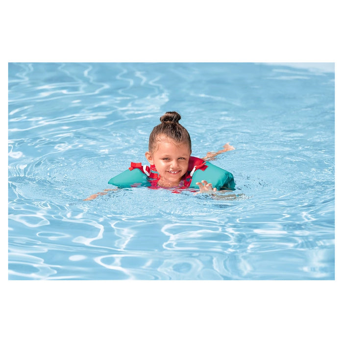 Trade Shop - Giubbetto Salvagente Nuoto Sirenetta Ariel Gilet Con Braccioli Bambini 3-6 Anni ‎9101i -