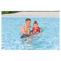 Trade Shop - Giubbetto Salvagente Nuoto Sirenetta Ariel Gilet Con Braccioli Bambini 3-6 Anni ‎9101i -