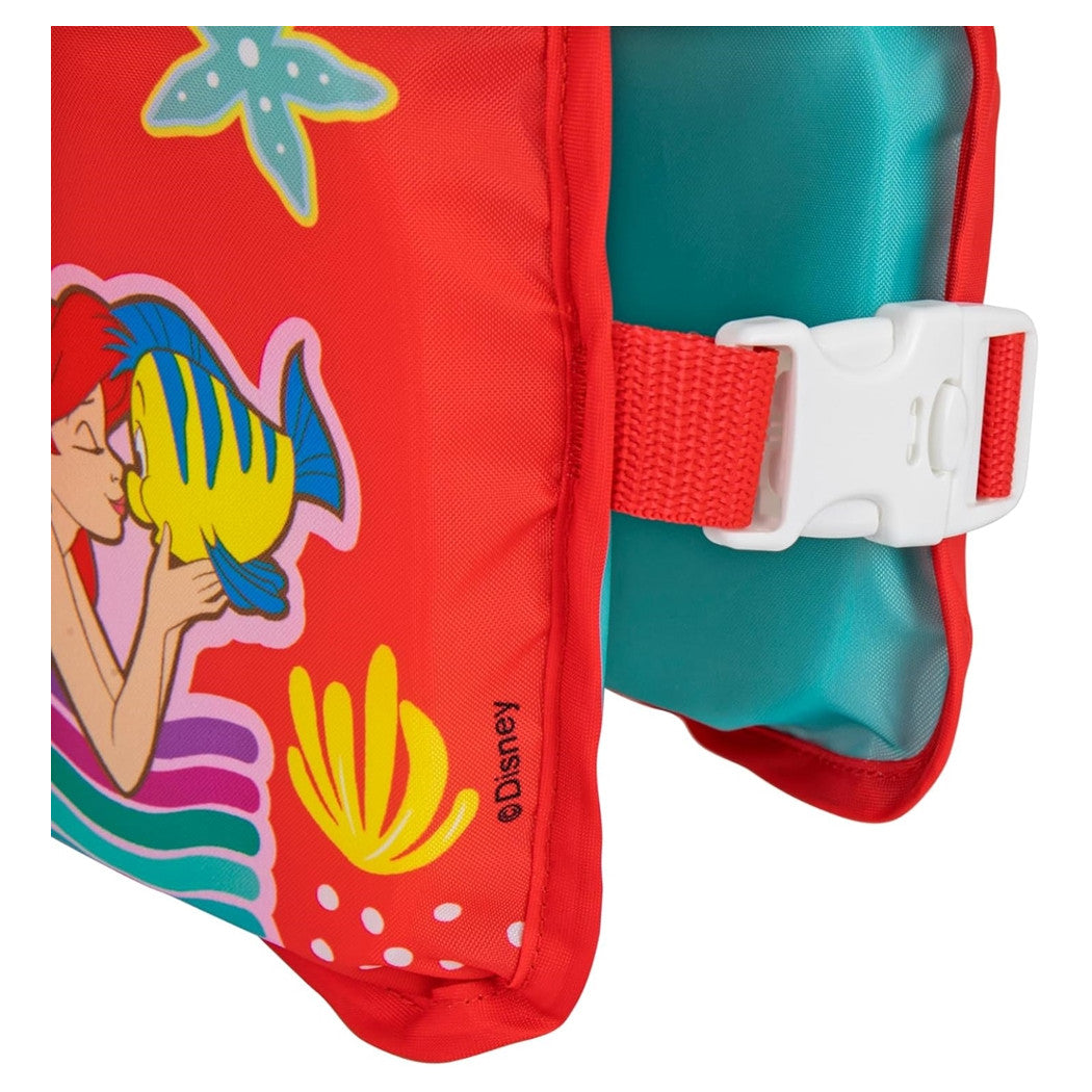 Trade Shop - Giubbetto Salvagente Nuoto Sirenetta Ariel Gilet Con Braccioli Bambini 3-6 Anni ‎9101i -