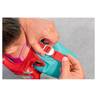 Trade Shop - Giubbetto Salvagente Nuoto Sirenetta Ariel Gilet Con Braccioli Bambini 3-6 Anni ‎9101i -