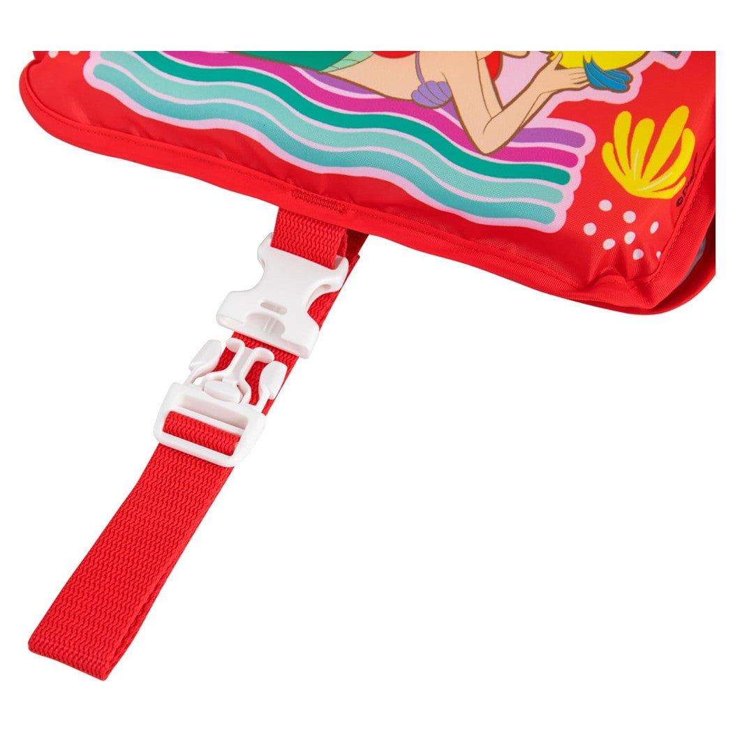 Trade Shop - Giubbetto Salvagente Nuoto Sirenetta Ariel Gilet Con Braccioli Bambini 3-6 Anni ‎9101i -