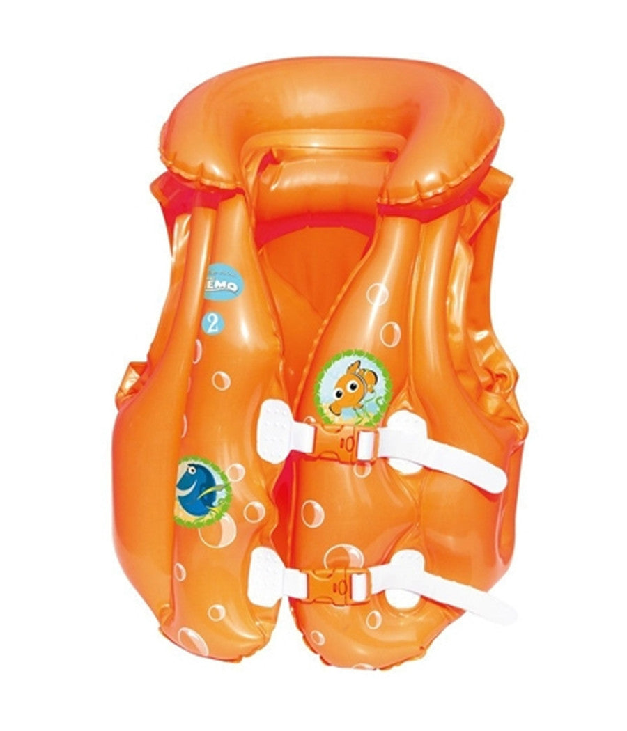 Giubbino Gonfiabile Nemo Per Bambini Giubotto Salvagente 51 X 46 Cm         