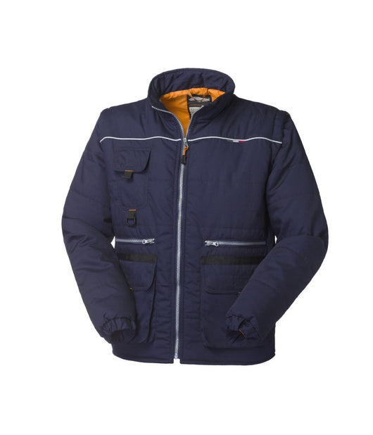 Giubbino Manica Staccabile Ronny Blu Rossini Trading Da Lavoro Antinfortunistica         