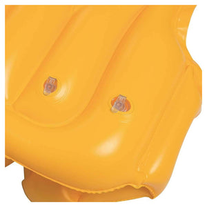 Trade Shop - Giubbotto Da Nuoto Gonfiabile Per Bambini Piccoli Galleggiamento 51x46cm Giallo 019948 -