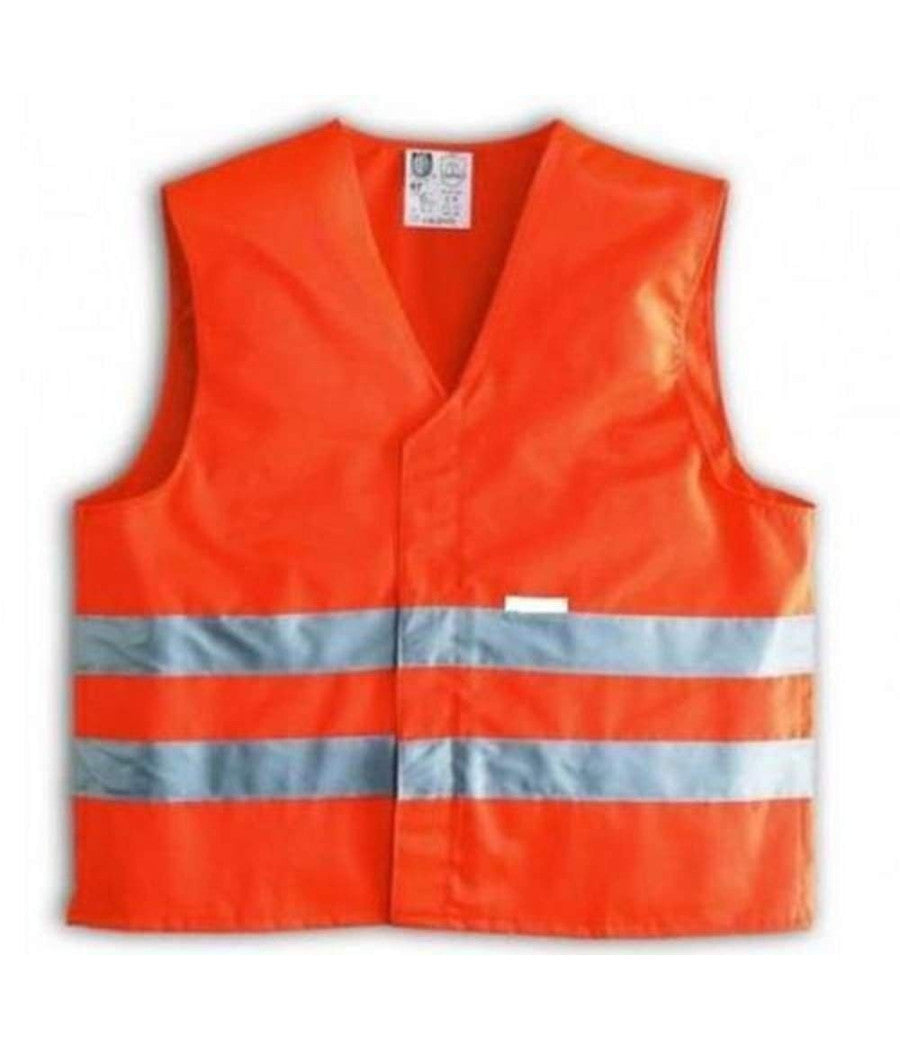 Giubbotto Gilet Arancione Emergenza Catarifrangente Riflettente Auto Moto Bici         