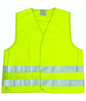Giubbotto Gilet Giallo Di Emergenza Ad Alta Visibilità  Catarifrangente Auto         