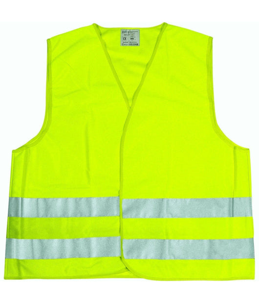 Giubbotto Gilet Giallo Di Emergenza Ad Alta Visibilità  Catarifrangente Auto         
