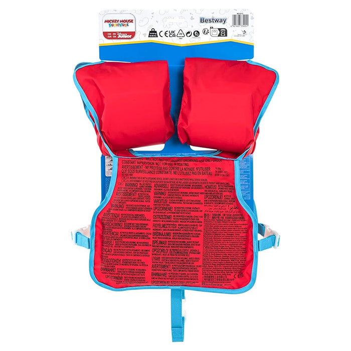 Trade Shop - Giubbotto Giubbetto Salvagente Gilet Nuoto Swim Pal Mickey Per Bambini 3-6 Anni 9101c -