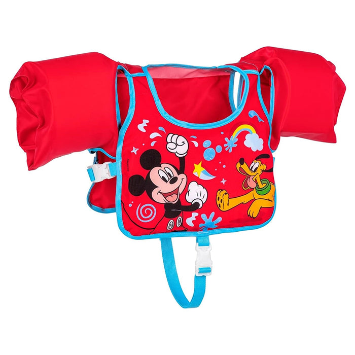 Trade Shop - Giubbotto Giubbetto Salvagente Gilet Nuoto Swim Pal Mickey Per Bambini 3-6 Anni 9101c -