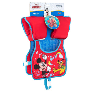 Trade Shop - Giubbotto Giubbetto Salvagente Gilet Nuoto Swim Pal Mickey Per Bambini 3-6 Anni 9101c -
