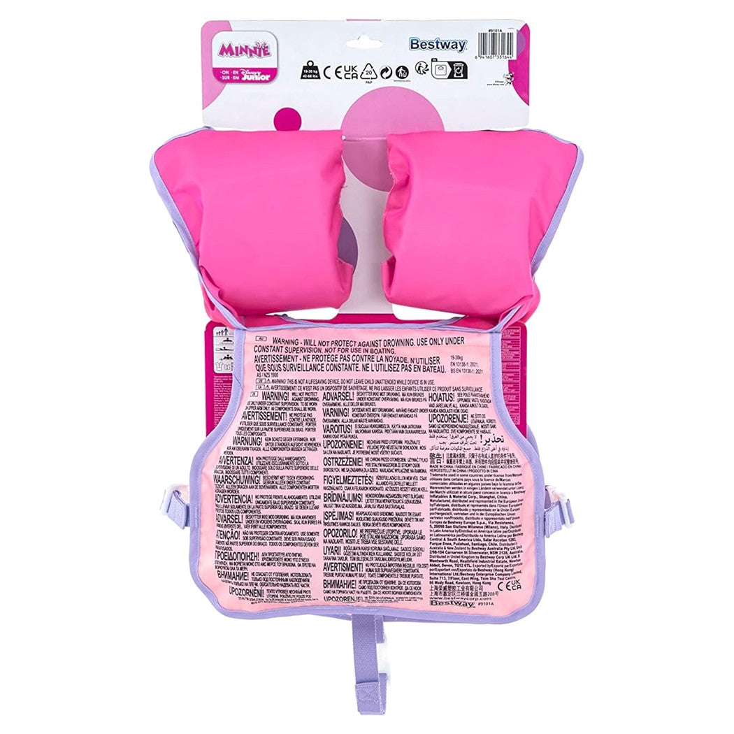 Trade Shop - Giubbotto Giubbetto Salvagente Gilet Nuoto Swim Pal Minnie Per Bambine 3-6 Anni 9101a -