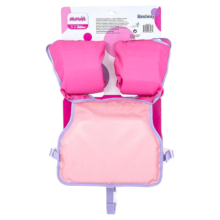 Trade Shop - Giubbotto Giubbetto Salvagente Gilet Nuoto Swim Pal Minnie Per Bambine 3-6 Anni 9101a -