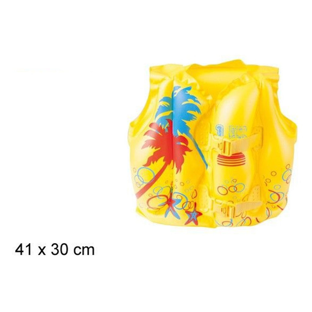 Trade Shop - Giubbotto Giubbetto Salvagente Gonfiabile Tropicale 41x30cm Per Bambini 3-6 Anni 016107 -