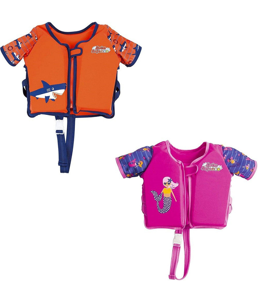 Giubbotto Salvagente Giubbetto Swim Safe Gilet Gonfiabile Bambini Maniche 32147         