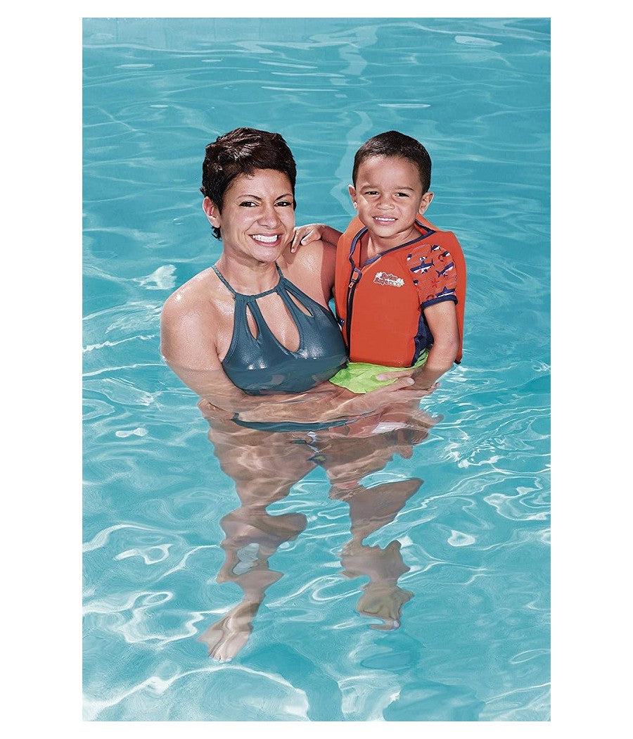 Giubbotto Salvagente Giubbetto Swim Safe Gilet Gonfiabile Bambini Maniche 32147         