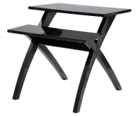 Tavolinetto 2 Livelli Nero Cm 60X60X60