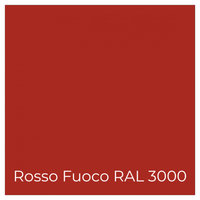 Ferroplus gel smalto sintetico antiruggine per ferro rosso fuoco 750 ml