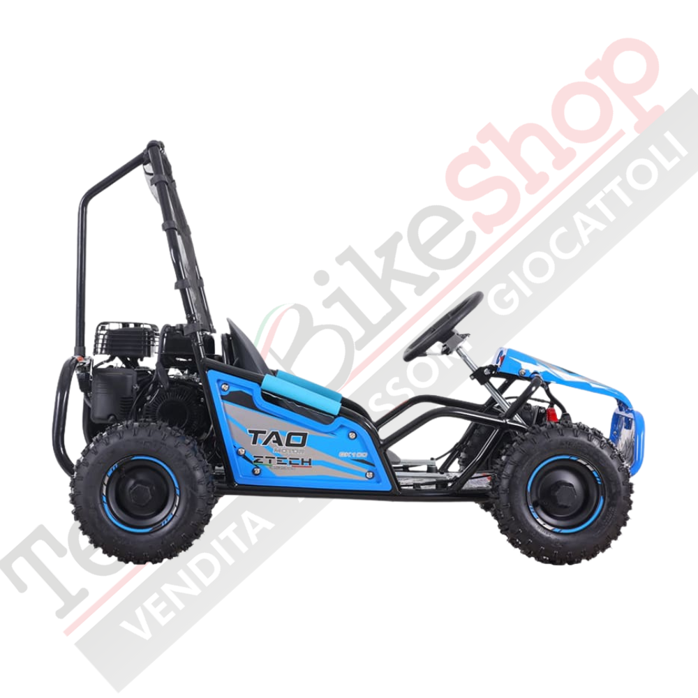 Buggy a Benzina per Bambini GK100-Blu
