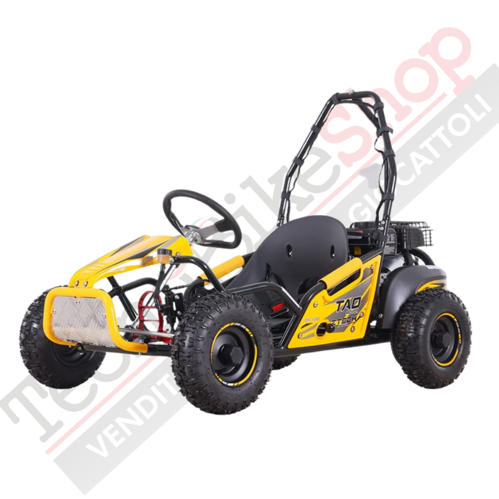Buggy a Benzina per Bambini GK100-Giallo