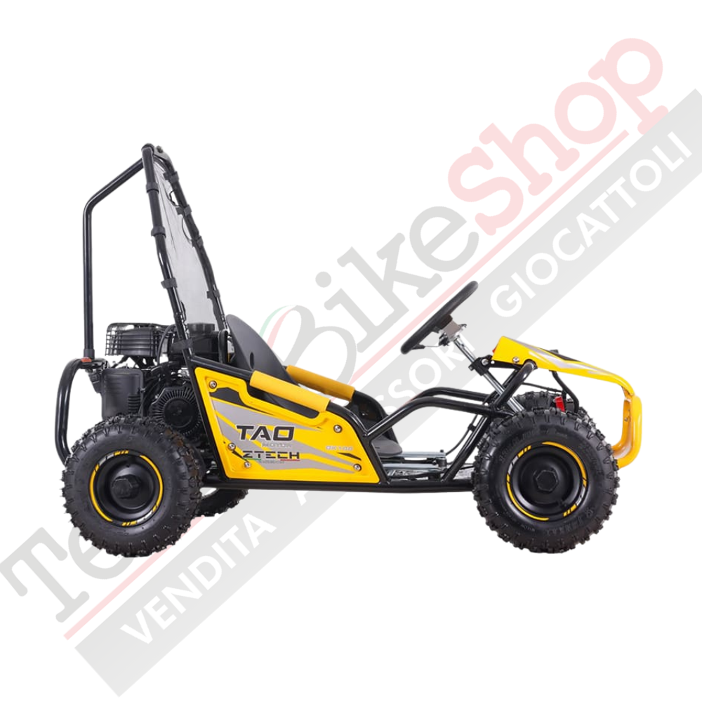 Buggy a Benzina per Bambini GK100-Giallo