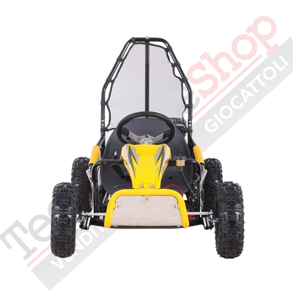Buggy a Benzina per Bambini GK100-Giallo