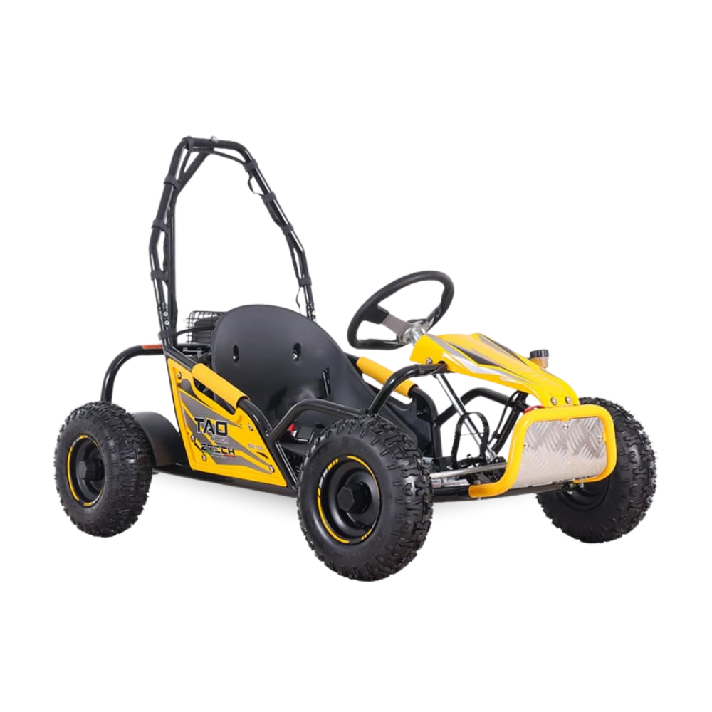 Buggy a Benzina per Bambini GK100-Giallo