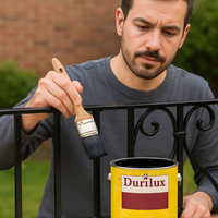 Durilux smalto sintetico satinato per legno e ferro *** formato 0,750 lt, colore- nero, confezione 1