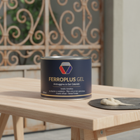 Ferroplus gel smalto sintetico antiruggine per ferro biancoperla 750 ml