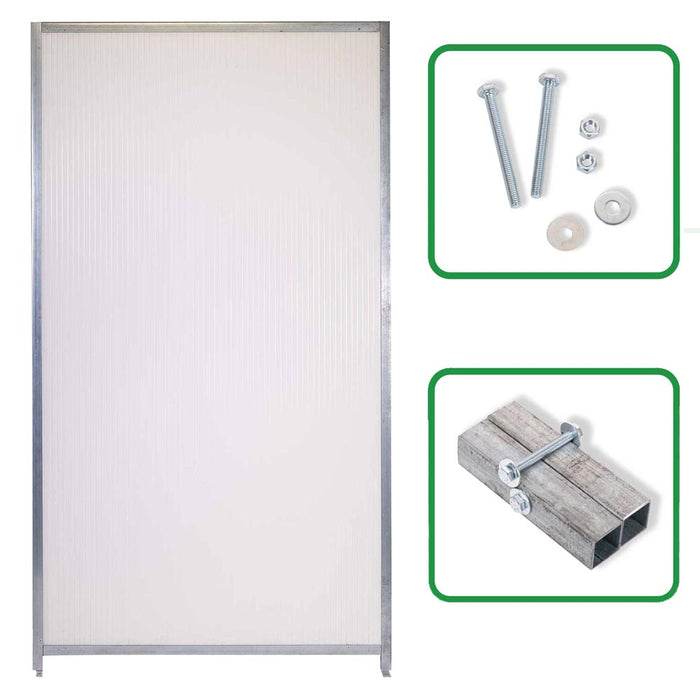 Pannello di isolamento coibentato zincato a caldo da 1xh1,80 metri